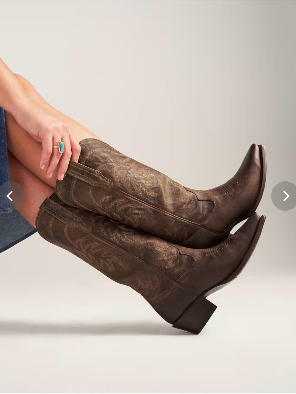 The Annie Wide Calf Cowboy Boots - Picture 2 of 8
